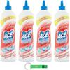 Beni Culinari ACE - 4 candeggina gel crema gel con candeggina, crema gel con candeggina, pulizia della casa, 500 ml + portachiavi Beni Culinari