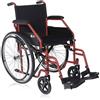 Moretti CARROZZINA PIEGHEVOLE AD AUTOSPINTA - START CP100R - Telaio: Rosso (40 cm)