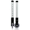 p age Coppia gambe con ruote fisse diametro 12 cm 8 fori per deambulatori a 2 mani modelli RP736 RP731 Art. RV7155-8