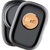 BYYLECL Mini rasoio elettrico da uomo, rasoio elettrico con ricarica USB per uomo, rasoi elettrici da uomo, impermeabile, portatile, per casa, viaggi, nero