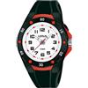 Lorus Sports - Orologio unisex al quarzo Sportivo cinturino in Gomma Nero cassa in Resina display analogico bianco - R2377NX9