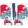 ASBVRJF Pelle Della Console Per PS5 Slim Skin Disc Edition Console E Controller Vinyl Cover Skins Wraps Resistente Ai Graffi Compatibile No Shrinkage Forte Adesione 53032 Pelli Avvolge Regalo