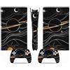 YLMKMVLCZC Pelle Decalcomania Per PS5 Slim Skin Digital Edition Console E Controller Vinyl Cover Skins Wraps Resistente Ai Graffi Compatibile Con 57802 Avvolgimento Della Pelle