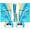 YLMKMVLCZC Pelle Decalcomania Per PS5 Slim Skin Disc Edition Console E Controller Vinyl Cover Skins Wraps Resistente Ai Graffi Compatibile No Shrinkage Forte Adesione 71186 Avvolgimento Della Pelle