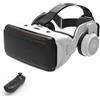 MZECH Cuffie Occhiali 3D VR, Visore Realtà Virtuale 3D, VR Visore Cuffie con Lenti HD Anti Luce Blu, per iPhone/Android Smartphones da 4,7 a 7,2 pollici, Regali di Natale per bambini e adulti(B)