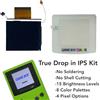 Finding Harvest Game Boy Color 2.45 Inch IPS Backlight LCD Screen Kit di Ricambio [DROP-IN, NO SALDATA] per Gameboy Color GBC (Bianco)
