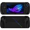 Generico Coperchio protettivo in silicone morbido console portatile per ASUS ROG Ally X Guscio protettivo antiurto antigraffio antipolvere per ROG Ally X Game Accessorie (Nero)