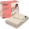 Daga Coperta termica elettrica per divano Relax Soft Chic, tecnologia di riscaldamento Intellisense, tessuto morbido, effetto pelo e velluto, 6 livelli di temperatura, 160 x 120 cm