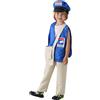 Generico Costumi Halloween Bambini, Set Postino con Zaino e Cappello, per Performance Scolastiche, Travestimento per Feste