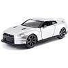 Jada NISSAN BRIAN'S GT-R (R34) 1999 - FAST & FURIOUS VI (2012) MATT SILVER