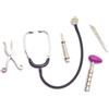 Txuolin 5Pcs Mini Stetoscopio Strumenti per la Cura Della Casa Delle Bambole Kit Da Giardino In Miniatura, Ospedale Accessori Set per la Decorazione Della Casa Della Bambola In Miniatura Casa Delle Bambole