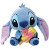 Simba Disney Stitch peluche con ghiaccio sul gambo - Peluche da coccolare, con gelato colorato sul gambo, allegro look estivo, morbido amico, blu, 25 cm, a partire da 0 anni