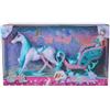 Simba - Steffi Love Snow Dream, 105733522, + 3 Anni, Inclusa Steffi Ice Princess con Carrozza Invernale 50 Cm
