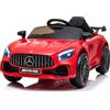 Baroni Toys Mercedes AMG Sport Macchina Elettrica per Bambini Baby car Elettrica Full Optional, Auto Telecomandata Sedile in Plastica, Porte Apribili, Motore 6V, Carico fino a 25 Kg 1-4 anni, Rosso