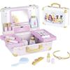 Smoby - Disney Princess Beauty Vanity, 7600320165, +3 anni, 13 accessori, trucchi giocattolo non utilizzabili