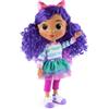 DREAMWORKS GABBY'S DOLLHOUSE Gabby's Dollhouse, Bambola Gabby Girl Musica e Festeggiamenti, Alta 33 cm con Effetti sonori e Orecchie da Gatto reversibili, Giocattoli per Bambine e Bambini dai 3 Anni in su