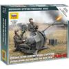 Zvezda Modelli 1/72 Tedesco 2cm Flak 38 Con Crew Nuovo Tooling Snap Kit