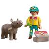 Playmobil DuoPack Ranger con rinoceronte