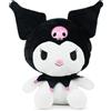 Hello Kitty Kuromi Plush, 30 cm, Soft Toy, Cute Kuromi Character Doll, Merchandise ufficiale Sanrio, per fan, collezionisti e bambini, adatto per età 4+