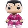 Funko- Pop Heroes: Breast Cancer Awareness-Superman DC Comics Figura da Collezione, Multicolore, 49988