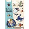 Avenue Mandarine My Mandarine CC004O - TATOO'MANIA - 1 foglio 10,5x16 cm da 9 tatoo - A partire dai 5 anni- marino