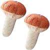 SUPVOX 2 Pezzi Cuscino a Fungo Giocattoli Di Funghi Arredamento Della Camera Da Letto Con Funghi Fungo Decorativo Cuscino a Forma Di Fungo Funghi Ripieni Animale Ripieno Di Funghi Peluche