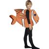 FIESTAS GUIRCA | Costume Pesce Bambini (3-4 Anni) - Tunica Unisex - Costumi di Animali Marini per Halloween, Carnevale e Feste in Maschera - Ideale per Bambini e Bambine - Arancione e Bianco