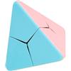 Generic Cubo di velocità senza adesivo piramidale |. Puzzle educativo a triangolo colorato Macaron |. Cubo puzzle magico color caramello per bambini |