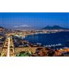 GUOHLOZ Puzzle 1000 Pezzi, Collezione Paesaggi & Foto, Jigsaw Puzzle per Adulti - Stampa di Alta Qualità, Barche, Italia, Napoli, Vesuvio, 75x50cm