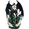Xinchangda Ulquiorra Cifer Figura con Ali Nere Ulquiorra Action Figura Anime con Corna Ichigo/Hollow Ichigo Figure con Base Modello, Scultura in Posizione da Combattente con Base Articoli da Collezione