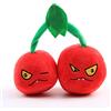 uiuoutoy Piante Zombies Peluche Giocattoli Doppio Ciliegie Frutta Plushies Morbido Farcito Bambola Regalo Dei Bambini 20 cm