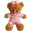 MeterBear Orsacchiotto Peluche Personalizzato con Foto Testo o Benedizione, Regalo per Infermiere Dottore, Orsetto di Peluche Teddy Bear come Regali Personalizzati per lui lei Natale Compleanno (20cm)