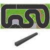 BuildCubes 2412A pista da corsa con barriere per 1/58 1/64 1/72 1/43 Mini RC modelli di auto 2400 x 1200 MM, Racing RC Drifting Auto pista per RC auto da corsa sportiva, giocattolo regalo