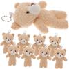 JOINPAYA 10pezzi Orsetto Peluche Mini Portachiavi Decorazioni Per Casa Ciondolo Multifunzione Orsetti Minuscoli Accessori Per Casa Sospeso Orsetto Adorabile Portatile Per Progetti Da Te