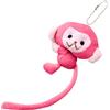 Kbnuetyg Portachiavi Scimmia Di Peluche - Mascotte Di Animali Dei Cartoni Animati, Peluche Morbido, Figura Decorativa Leggera Con Anello Per Appendere Resistente | Accessorio Chiave Per Bambini,
