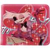 JUSONGKWCP Hazbins Alastor Hotel Portafoglio in Pelle PU | Portafoglio Bifold Alla Moda Con Tasca Portamonete Con Cerniera | Portafogli Portamonete Multicarte Per Contanti, Monete, Carte (rosa-1)