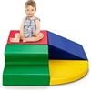 LIFEZEAL 4 mattoncini da costruzione in schiuma per bambini, per arrampicata, mattoncini giganti, multicolore, antiscivolo, impermeabili, grandi per la cameretta dei bambini (stile 1)