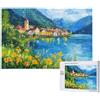 Tamalsj Puzzle Lago Puzzle 1500 Pezzi Montagna - Adatto ad Adulti e Principianti - Giochi Divertenti/Sfidanti/Impossible - DIY Hobby Creativi per Adulti Attività Artigianali - Regali per Uomini/Donne 2T-846