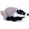 Keel Eco SE6700 - Peluche a forma di tasso, 100% riciclato e riciclabile, 25 cm