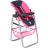 Bayer Chic 2000 - Seggiolone per bambole per bambini dai 3 agli 8 anni, seggiolone per bambole, mobili per bambole, accessori per bambole, coriandoli rosa, 655-84