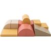 IGLU Soft Play Adventurer Set di mattoncini da costruzione in schiuma giganti, 8 pezzi (Pastel Autumn)