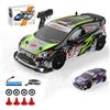 Meiurlex RC Drift Car Modello, 1:24, auto da corsa telecomandata, 30 km/h, 4 WD, 2,4 GHz, telecomando Mini RC Car con luci a LED, giocattolo auto regalo per principianti
