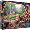Buffalo Games - Sapphire Select - Disney - Thomas Kinkade - Biancaneve - Puzzle da 1000 pezzi - impegnativo e divertente - Tavola puzzle blu - Scatola regalo - Poster a grandezza naturale incluso
