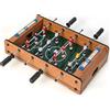 COSTWAY Mini Calcio Balilla, Calcetto da Tavolo Salvaspazio con Maniglie 2 Palloni, Segnapunti, Biliardino per Bambini e Adulti, Feste e Casa, 51 x 30,5 x 9 cm