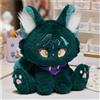 TOPLITHE Peluche Genshin Cat, peluche di impatto con animali di peluche anime, morbido giocattolo carino for bambini, regalo di Natale for giocatori(Xiao,32cm)