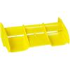 KEEDA 1/8 RC Auto Plastica Coda Ala RC Corpo Shell Ala posteriore per 1/8 Scala Breve Camion Off-Road Racing Buggy RC Model Car (Giallo)