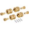 INJORA RC Hex Hub 4pcs Ottone Ruote Hex Hub Extension Hex Drive Adapter per 1:24 RC Crawler Axial SCX24 90081