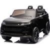 Mondial Toys Land Rover Range Rover Sport 24V Maxi SUV Elettrico per Bambini 2 Posti - Macchina con Telecomando Sedili in Pelle Due Cinture a 3 Punti Luci LED Bluetooth Carico Massimo 60 Kg Nero