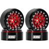 INJORA 1.3 Cerchi Beadlock in Alluminio per TRX4M SCX24 1/24 1/18 RC Crawler