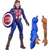 Marvel Hasbro Marvel Avengers F0331, Legends Series - Capitan Carter, Action Figure in Scala da 15 cm, Include 1 Accessorio ed 2 Elementi Build-a-Figure, Multicolore